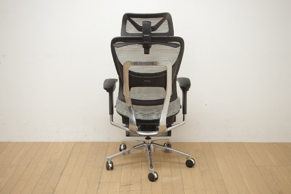 コフォ COFO Chair Premium ワークチェア キャスターチェア グレー メッシュ デスクチェア フットレスト 椅子 オフィス 在宅 事務(wù)