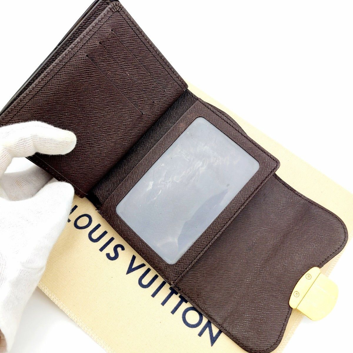 美品 Louis Vuitton ルイヴィトン ポルトフォイユジョイ ダミエ