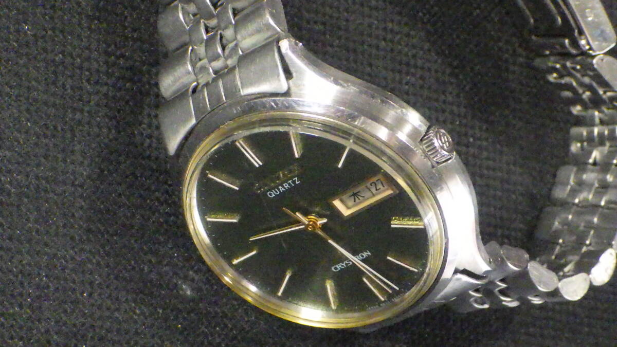 ☆CITIZEN シチズンクリストロン【CRYSTRON QUARTZ】グリーン ☆CITIZEN シチズンクリストロン【CRYSTRON QUARTZ】グリーン
