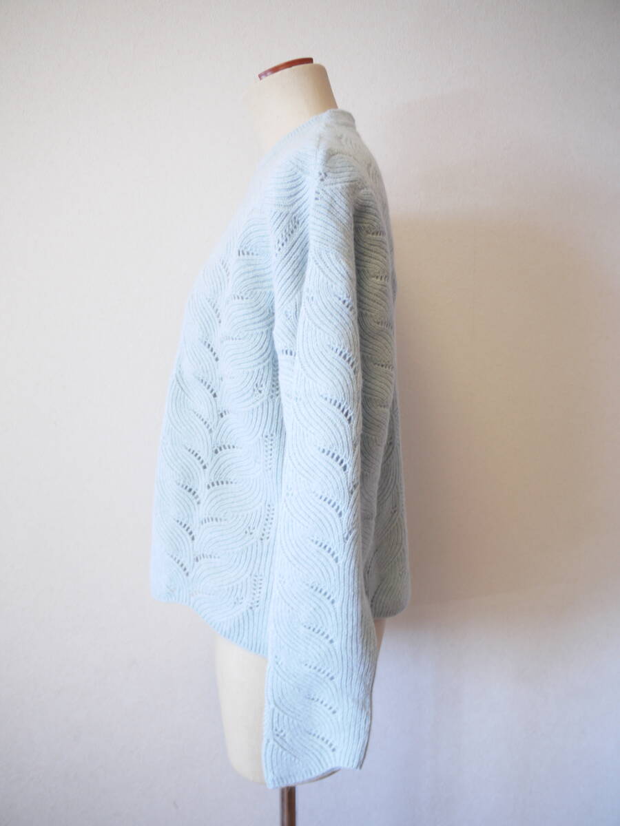 SWINSWING スウィンスウィング プルオーバーニット ブルー 40 未使用_画像4