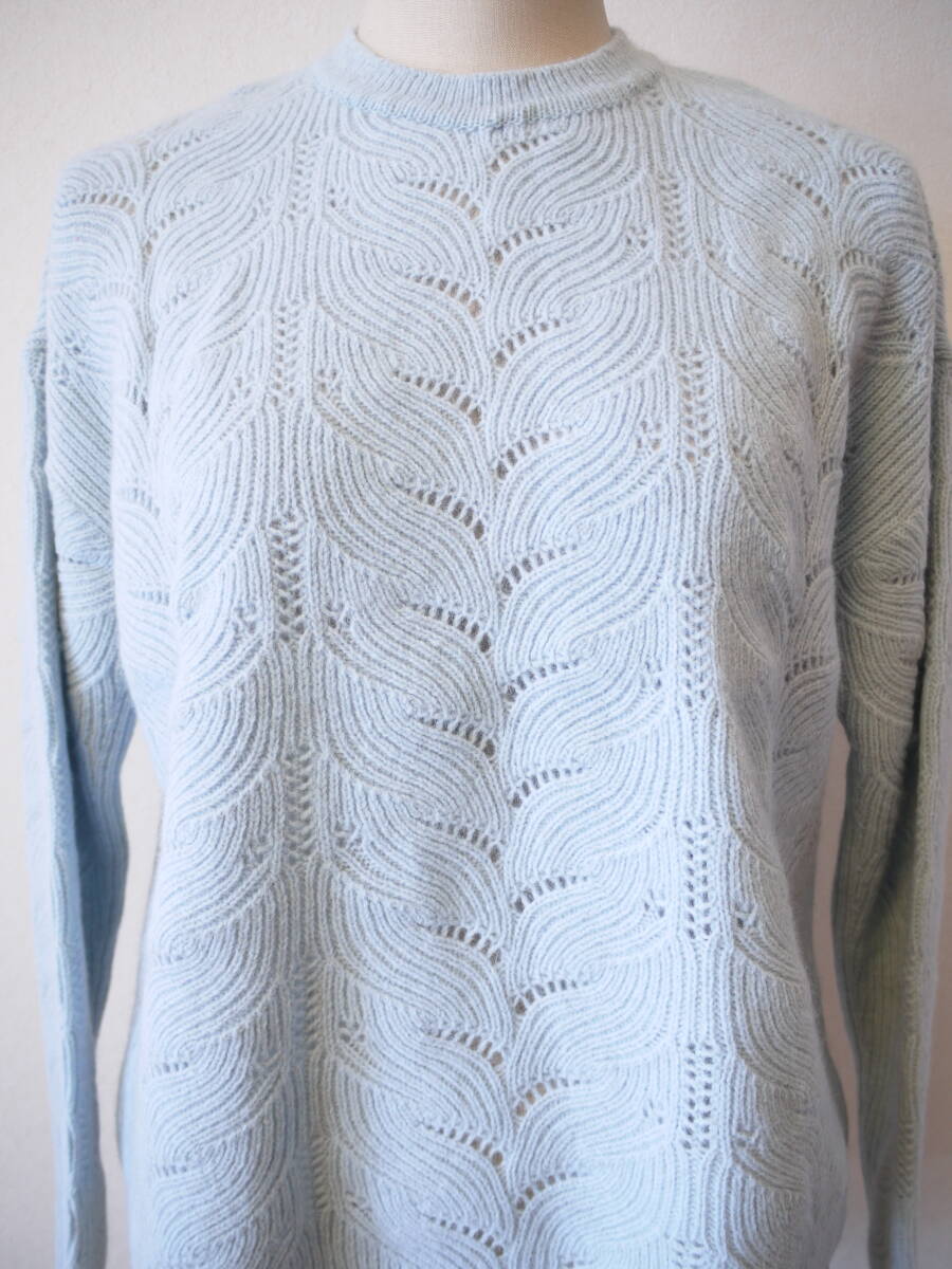SWINSWING スウィンスウィング プルオーバーニット ブルー 40 未使用_画像6