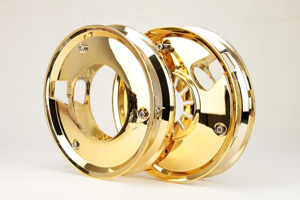 アドレスV125G 金メッキ ホイールカバー レッツ2 レッツ4 セピアZZ チョイノリ ADDRESS V100 Let's4 アドレスV50G ヴェルデ50