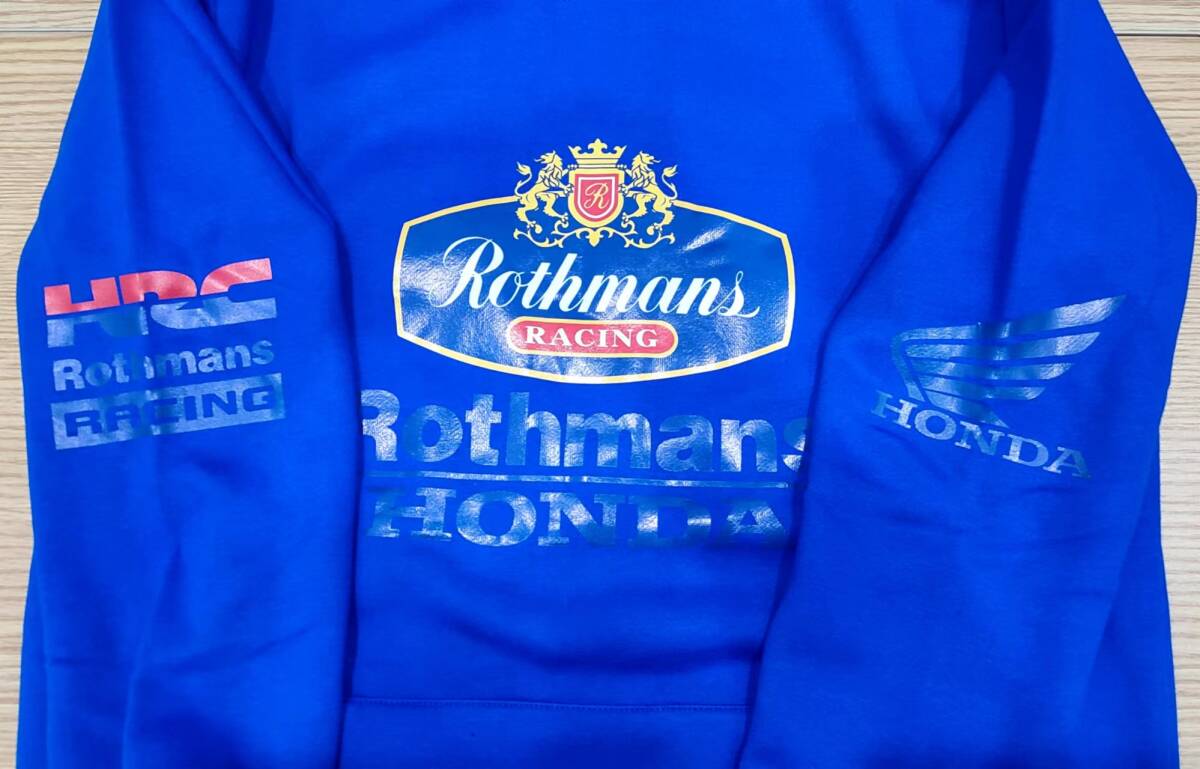 3XLサイズ -未使用 ROTHMANS HONDA RACING ロスマンズホンダ フード パーカー