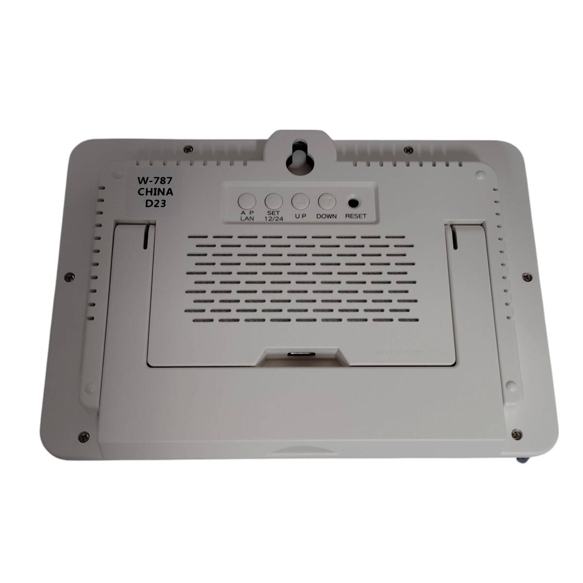 【未使用品】MAG 無線LAN 置掛両用 時計 ホワイト セットレス 1台 W-787 WH ノア精密 A85359RF_画像3