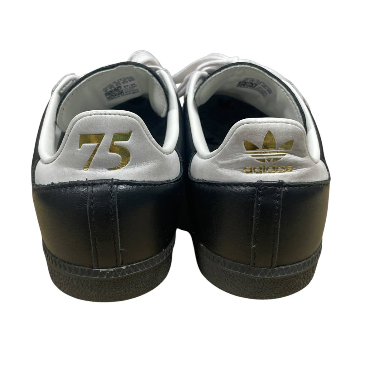 ◆中古品◆Adidas Originals アディダス スニーカー Samba OG サンバ JP528 75周年記念 スエードアッパー ブラック系 26cm メンズ X85484NC