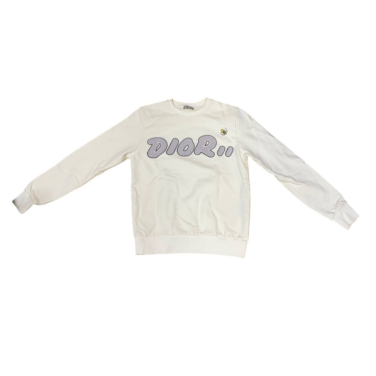 * б/у товар *DIOR KAWS Dior × Kaws хлопок тренировочный XS мужской белый 923J620W1242 белый футболка Q85007NB