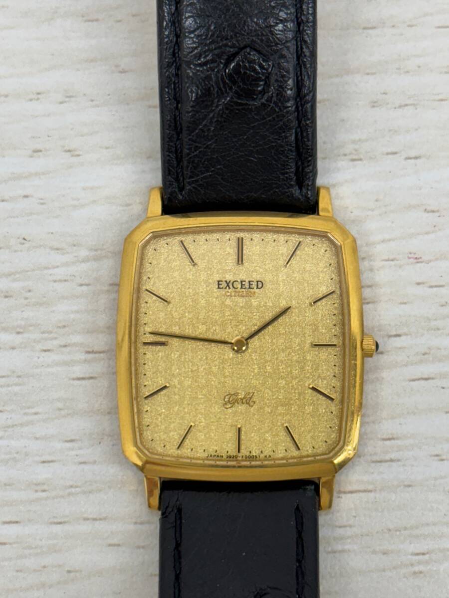 中古品】 CITIZEN シチズン EXCEED エクシード 8020-F00053 金 中古品】 CITIZEN シチズン EXCEED エクシード 8020-F00053 金