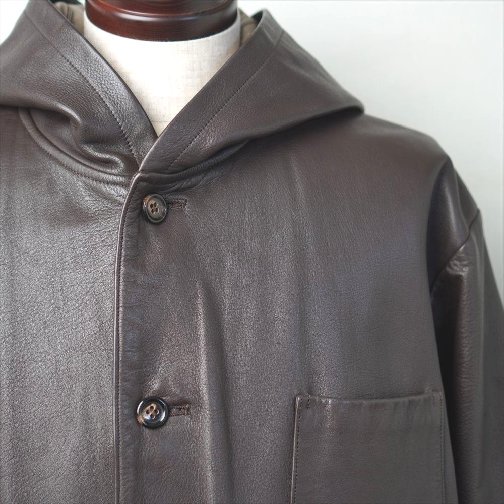 80s90s ビンテージ Comme des Garcons HOMME コムデギャルソン オム レザーコート ジャケット ブラウン