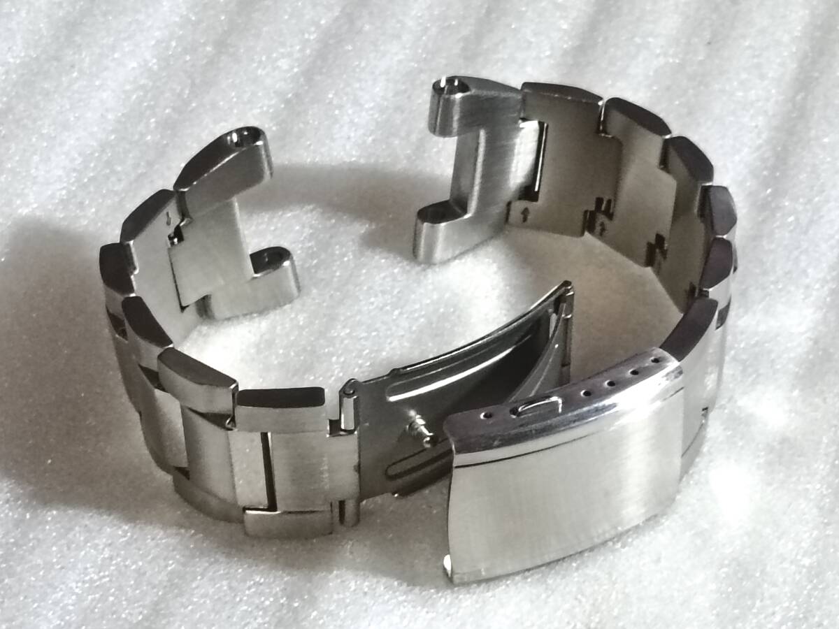 G-SHOCK ステンレスベルト GSTシリーズ シルバー 互換品（傷あり）SBGC-2