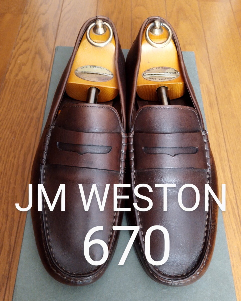 JM WESTON 670 スリッポン ドライビング DBR サイズ7 格安出品 JM WESTON 670 スリッポン ドライビング DBR サイズ7 格安出品