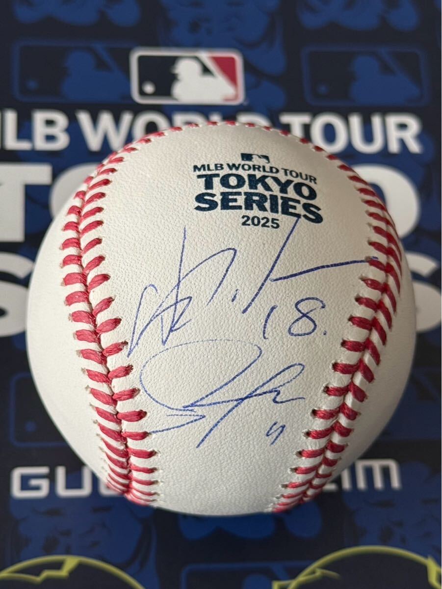 佐々木朗希2025年「MLBデビュー前初サイン会」直筆サイン入りMLB 佐々木朗希2025年「MLBデビュー前初サイン会」直筆サイン入りMLB