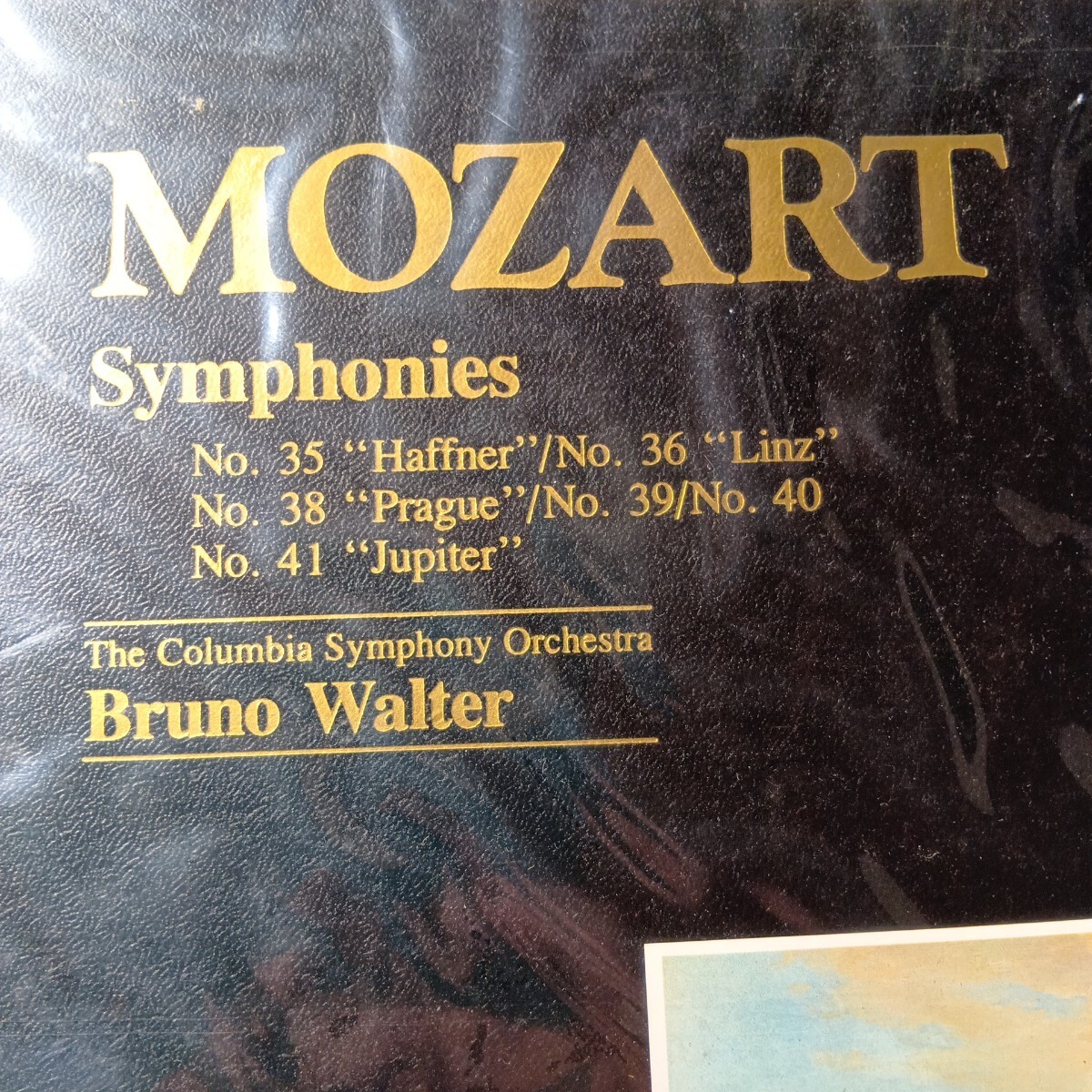  новый товар нераспечатанный MOZART Symphonies Bruno Walter LP