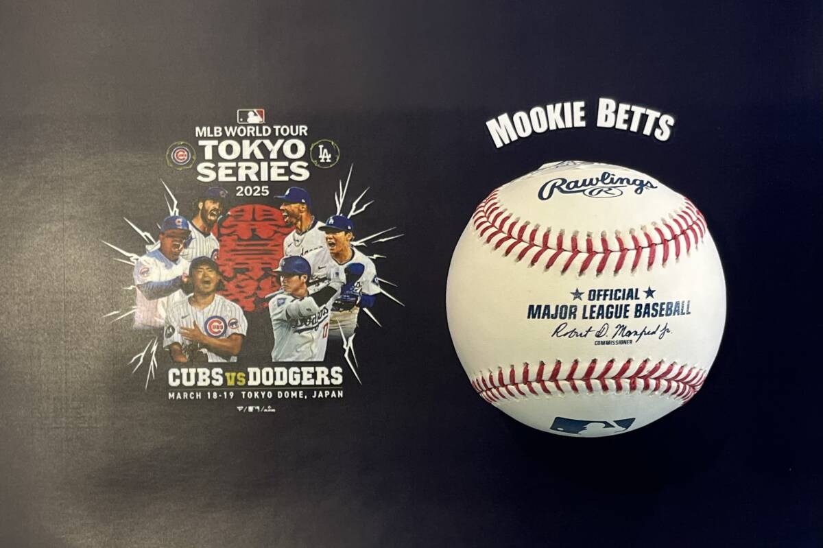 東京シリーズ 開幕戦記念 ドジャース ムーキーベッツ 選手直筆 東京シリーズ 開幕戦記念 ドジャース ムーキーベッツ 選手直筆