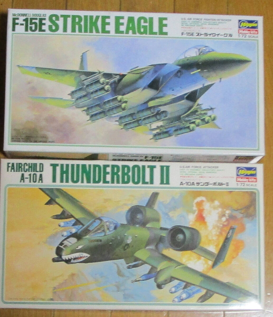  Hasegawa 1/72 F-15E Strike Eagle & A-10A Thunderbolt Ⅱ 2 машина комплект 