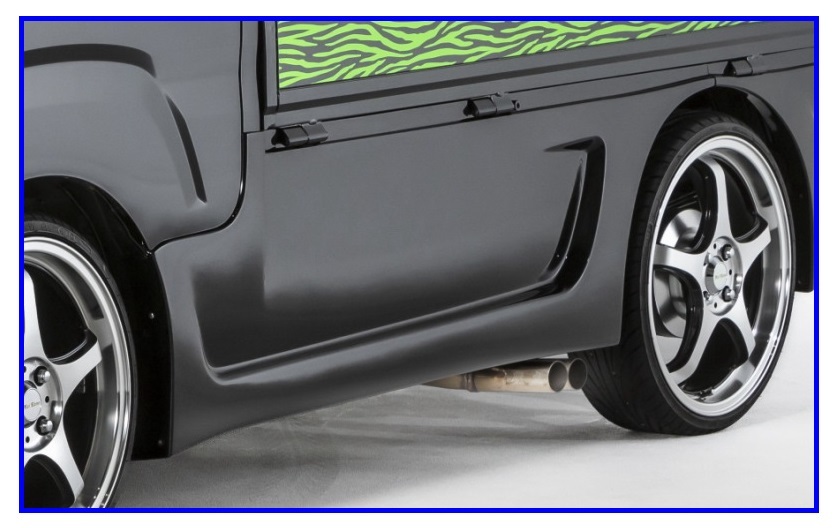 *Kei Zone.. обвес 3 пункт KIT( спойлер "губа" / боковая панель / задний бампер ) Sambar Truck S500J(R3/12~)