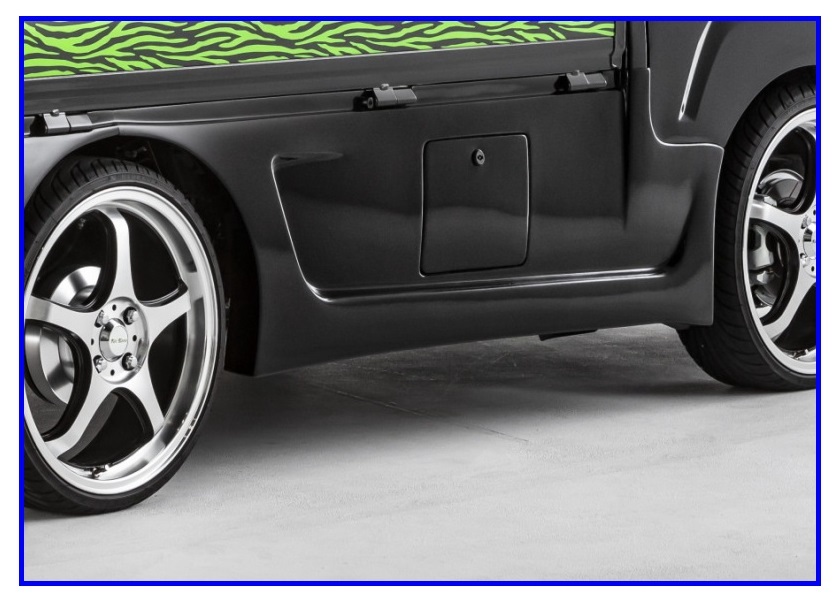 *Kei Zone.. обвес 3 пункт KIT( спойлер "губа" / боковая панель / задний бампер ) Sambar Truck S510J(R3/12~)