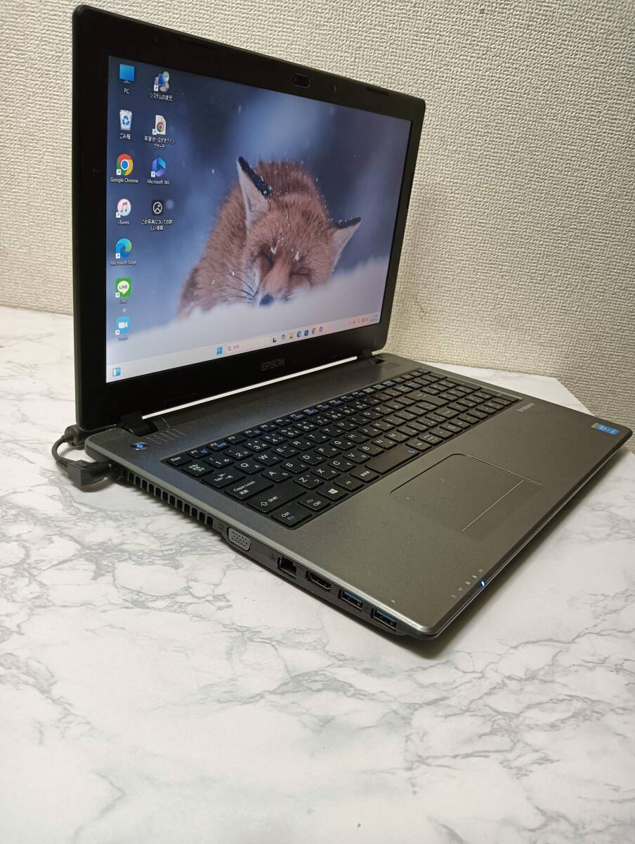 美品 高性能4世代i3！500GB メモリ8GB★NJ3900E Core i3-4100M Webカメラ Win11 MS Office 中古品 ノートパソコン