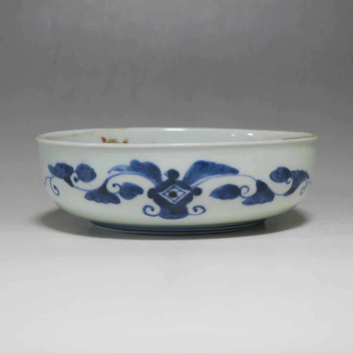 伊万里焼 染付色絵 花文 菊 水仙 柘榴 なます皿 和食器 江戸時代 伊万里焼 染付色絵 花文 菊 水仙 柘榴 なます皿 和食器 江戸時代