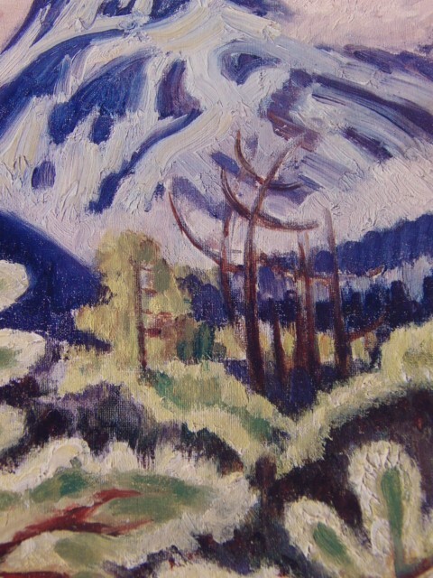 小山 敬三「浅間山・夕月」、厳選、希少画集・額装画、人気作品