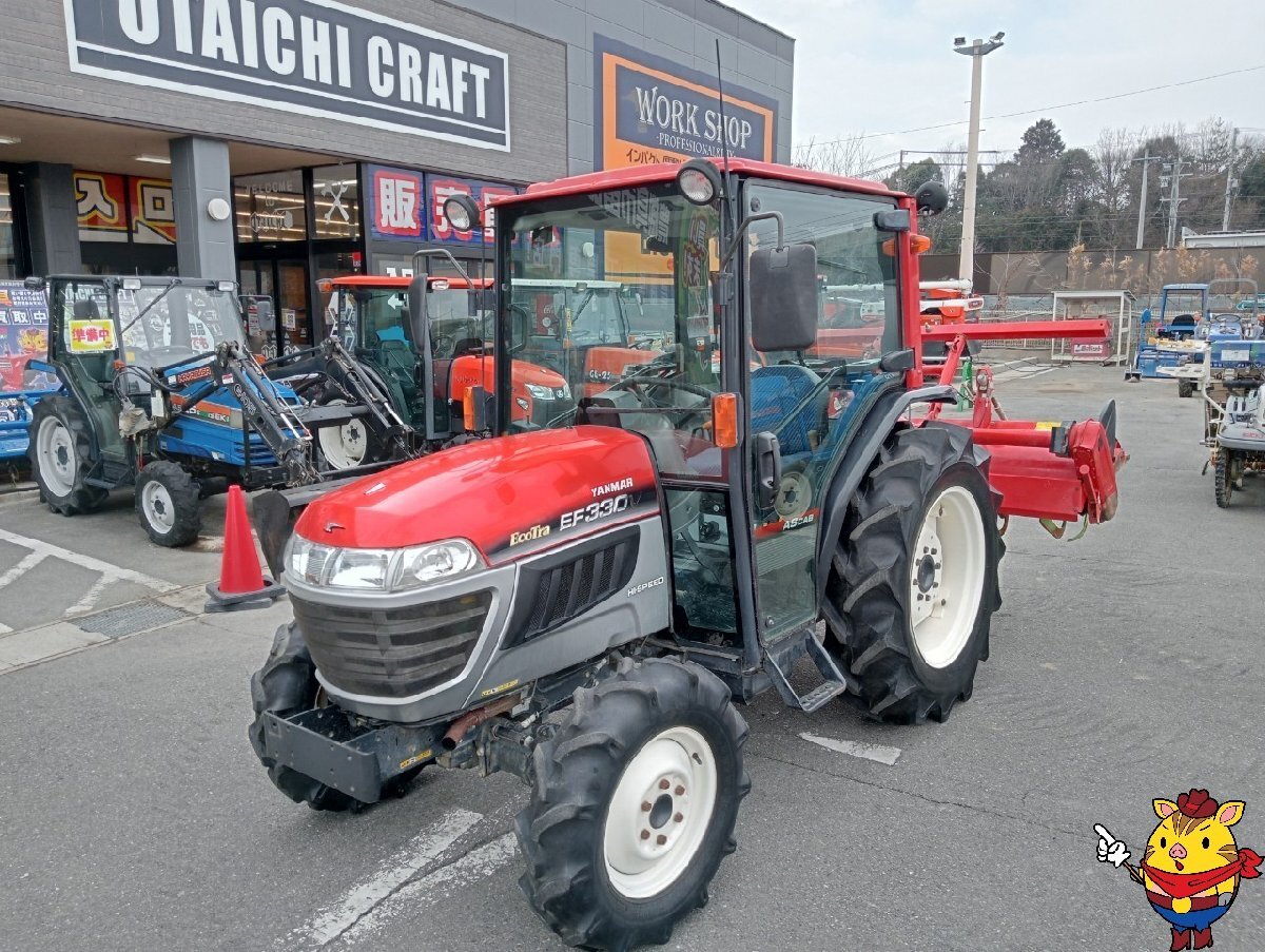 [ три слоя префектура тутовик название город ] Yanmar трактор EF330V 756 час 30 лошадиные силы кабина высокая скорость [ контрольный номер :5021712]