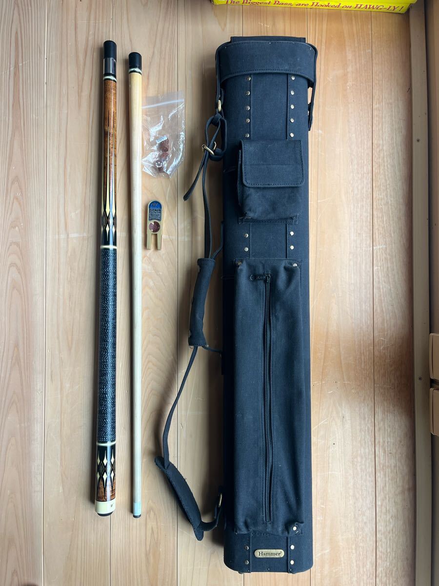○ ビリヤード キュー ○ Hammer ハマー ケイス付き ○ タップ ○ ビリヤード キュー ○ Hammer ハマー ケイス付き ○ タップ