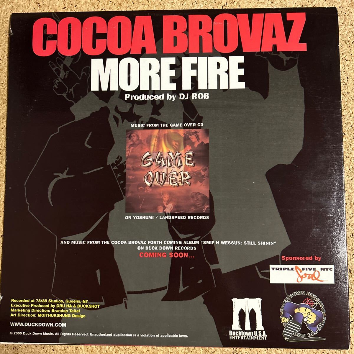 Cocoa Brovaz / More Fire / DD HS 22 / LP レコード_画像2