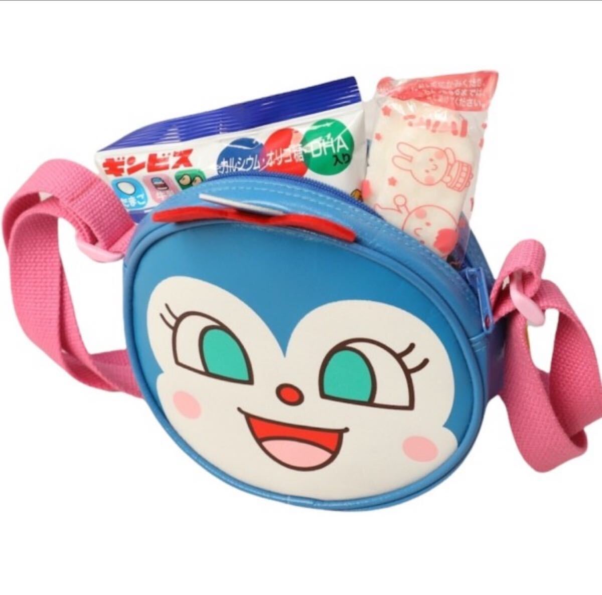 バイキンマン ショルダーバッグ ポシェット ベビー コインケース ポーチ 小物入れ お出かけ 子ども用 アンパンマン バイキンマン_画像4