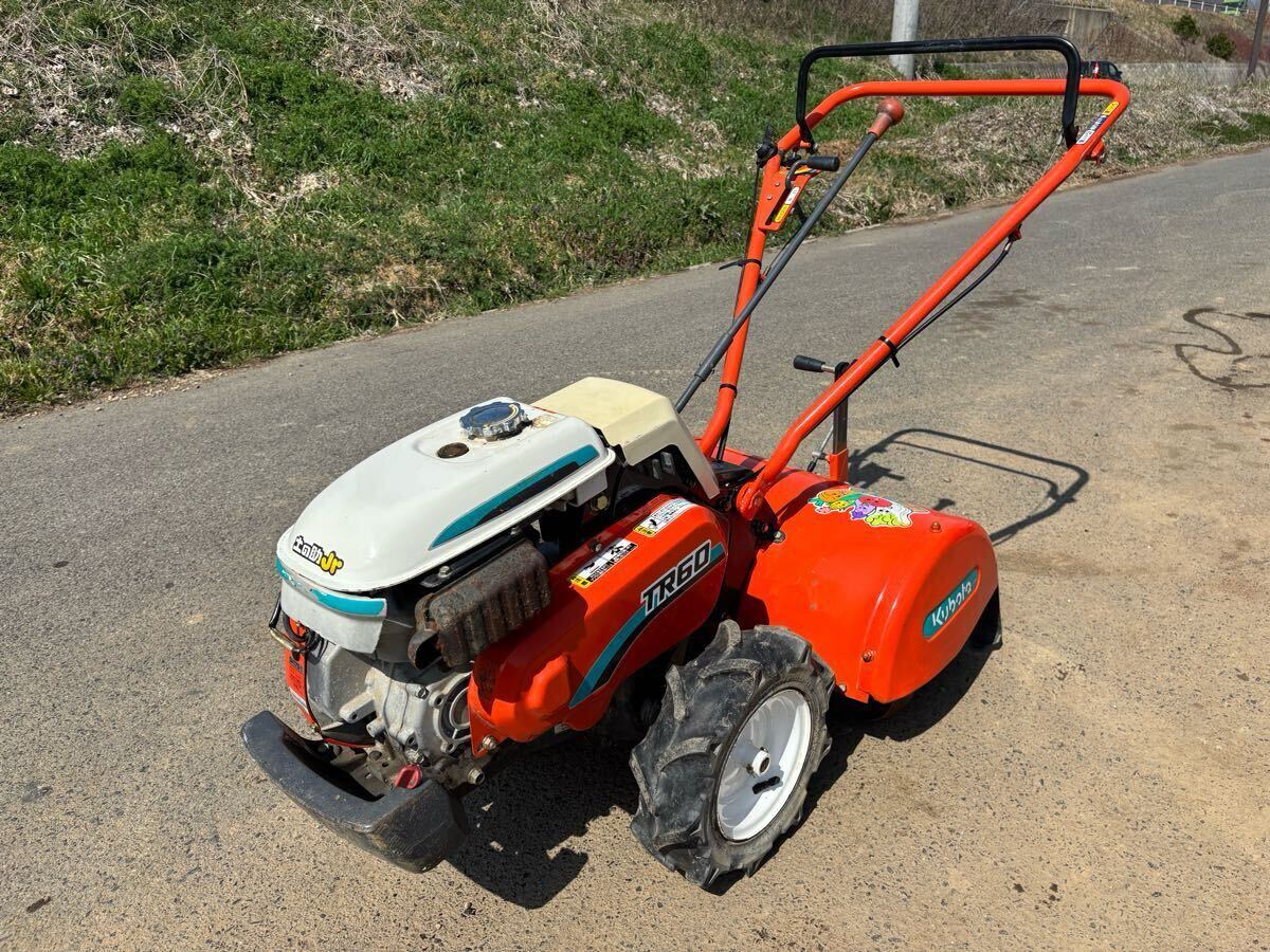 耕うん機 クボタ TR60 土の助Jr 6馬力 実働品(車体)|売買された 耕うん機 クボタ TR60 土の助Jr 6馬力 実働品(車体)|売買された