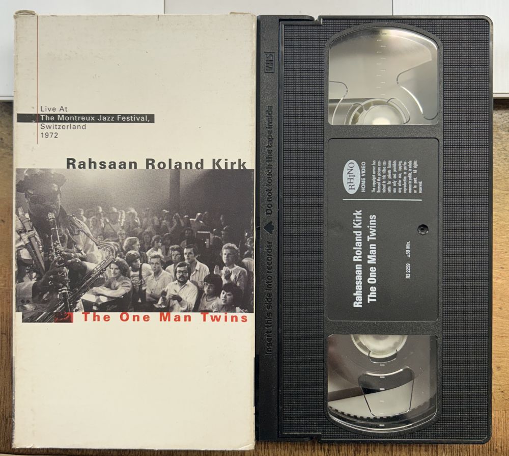 Rahsaan Roland Kirl／The One Man Twins 【中古 VHS ビデオ】 米盤 ローランド?カーク R3 2259