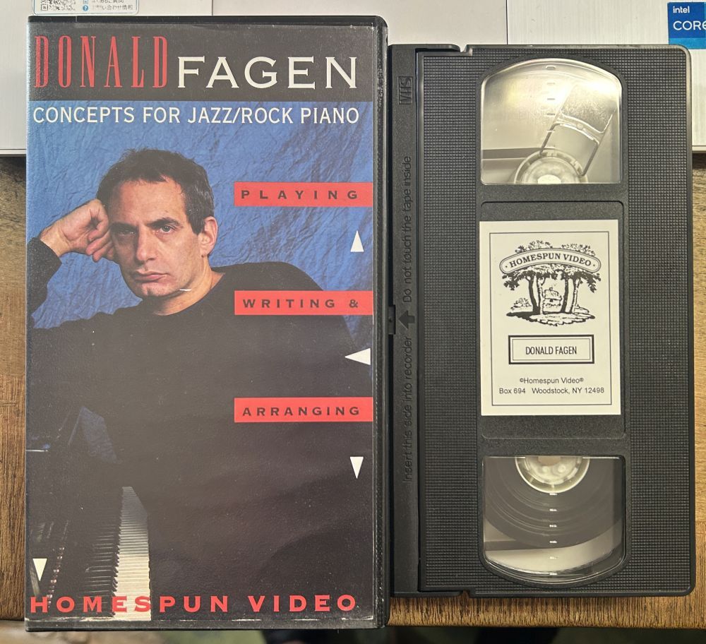ドナルド?フェイゲン／コンセプト?フォー?ジャズ?ロック?ピアノ 【中古 VHS ビデオ】 Donald Fagen VMVH00701