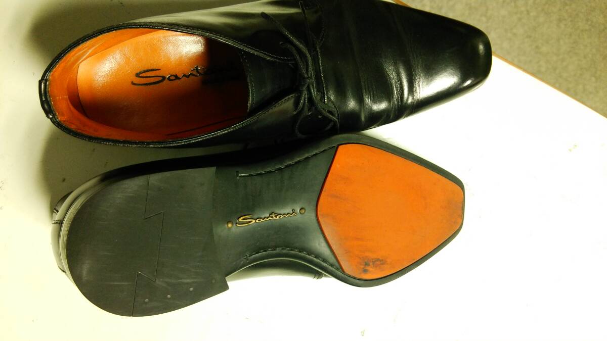 Santoni サントーニ ビジネスブーツ_画像4