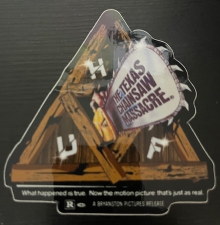 HUF X Texas Chainsaw Massacre Triple Triangle Sticker стикер 