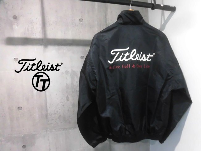 Titleist タイトリスト ロゴプリント ナイロン ジャケット L Titleist タイトリスト ロゴプリント ナイロン ジャケット L