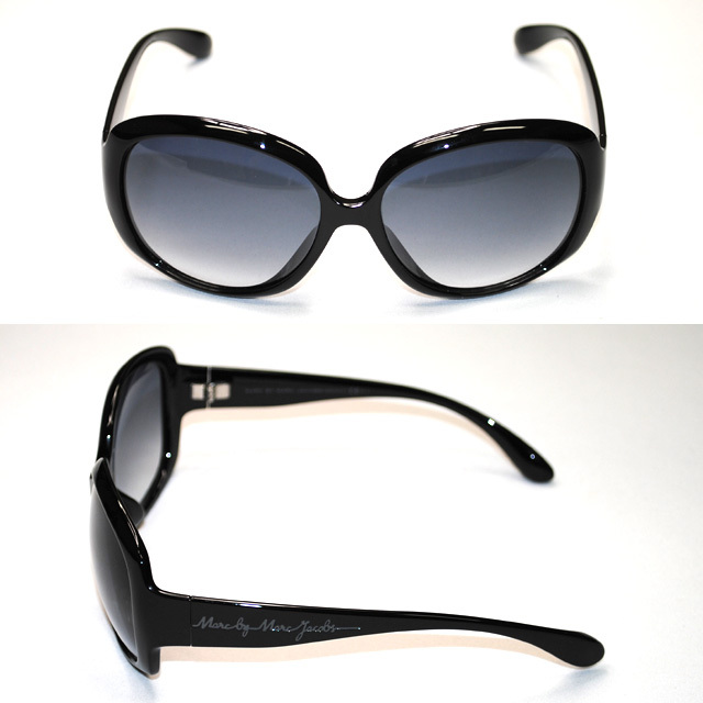 訳あり！MARC BY MARC JACOBS マークバイ マークジェイコブス サングラス MMJ206/F/S ブラック