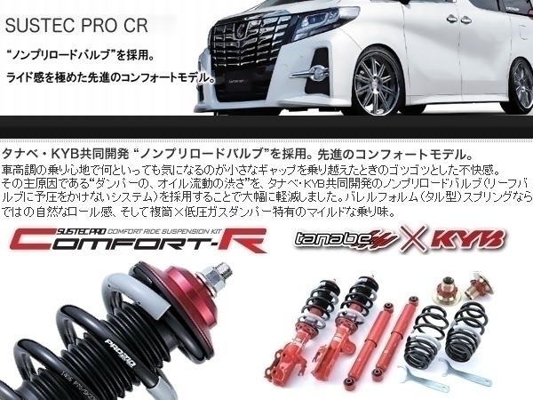 タナベ tanabe (サステックプロ CR) 車高調 (マウントレスキット) レクサス GS430 UZS190 (FR H17/8-H19/10) (CRGRS182K)_画像3