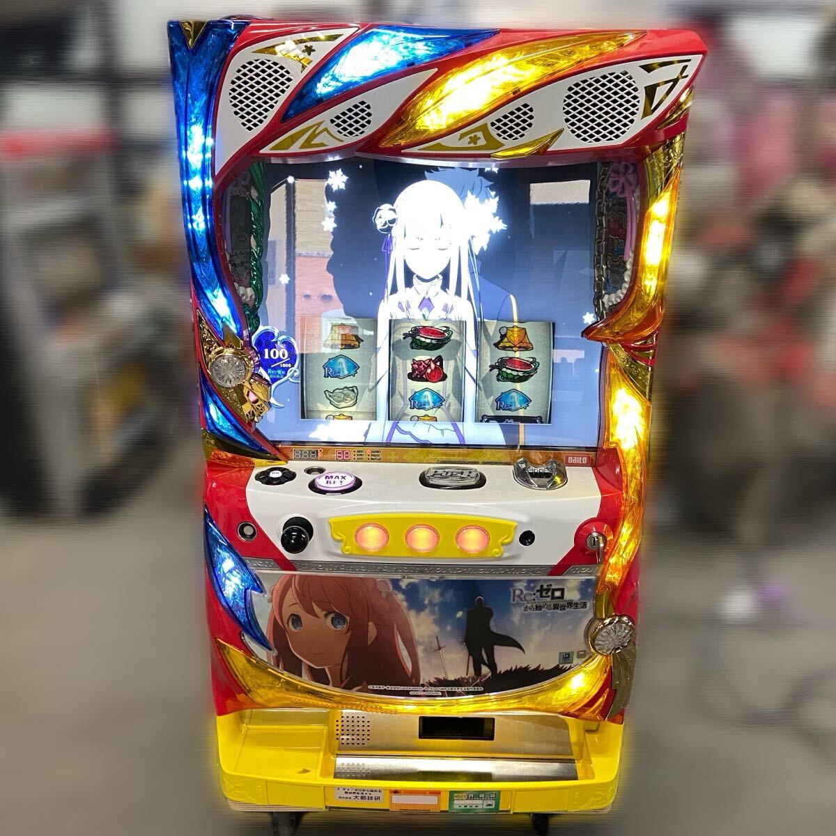 UTN20 パチスロ実機 Re:ゼロ リゼロ 剣聖パネル 6号機 コイン UTN20 パチスロ実機 Re:ゼロ リゼロ 剣聖パネル 6号機 コイン