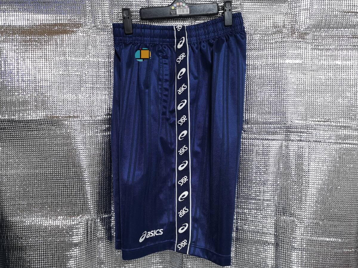 サッカー部　ハーフパンツ　アシックス　ネイビー　M　509