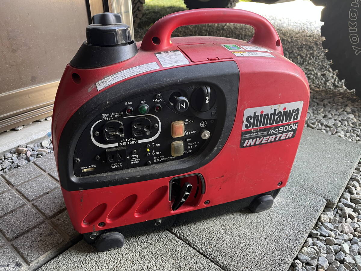 インバーター発電機NIVG-900 中古美品 (ナカトミ インバーター インバーター発電機NIVG-900 中古美品 (ナカトミ インバーター