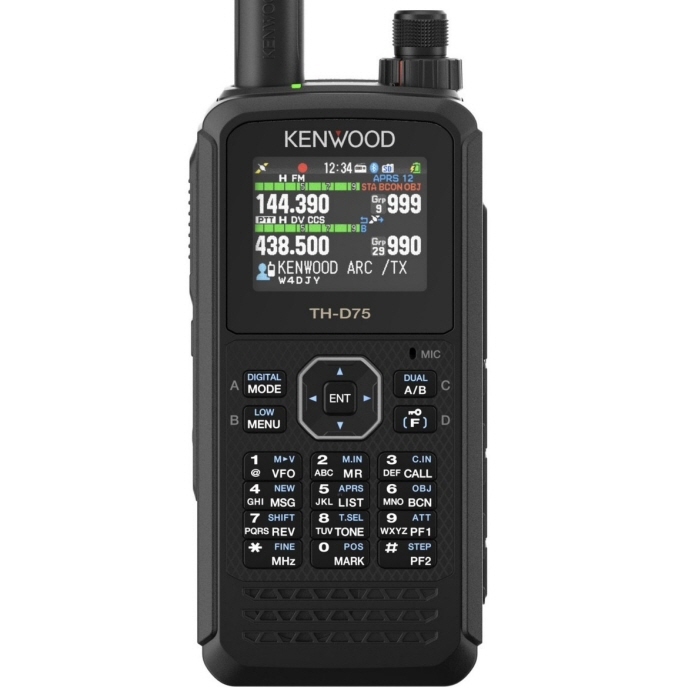 TH-D75受信改造済みモデル ■CQオームオリジナル液晶保護シート&カラーシールプレゼント■ 今なら徹底解説集をプレゼント!_画像1