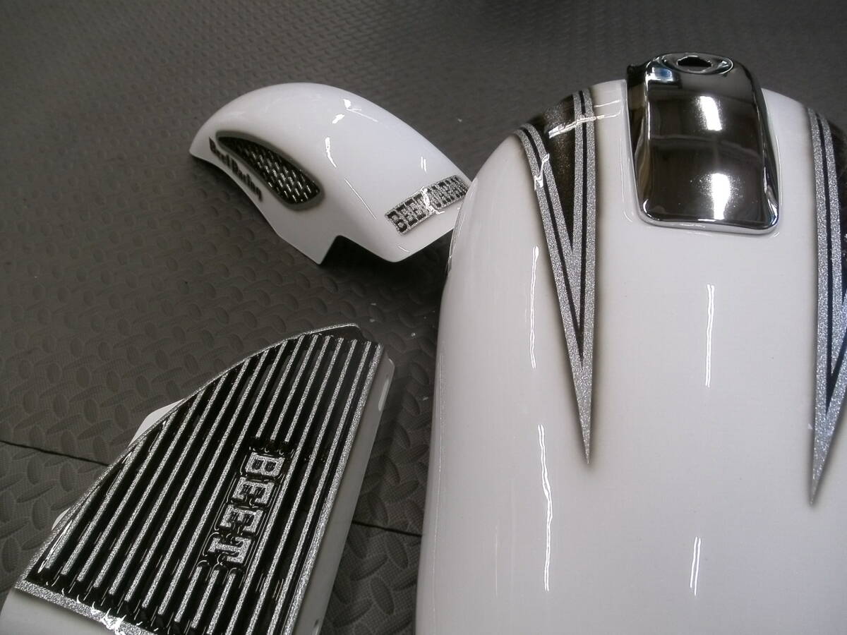 GS400 GS425 外装 セット 新品外装 ホワイト×シルバーラメ GS400 GS425 外装 セット 新品外装 ホワイト×シルバーラメ