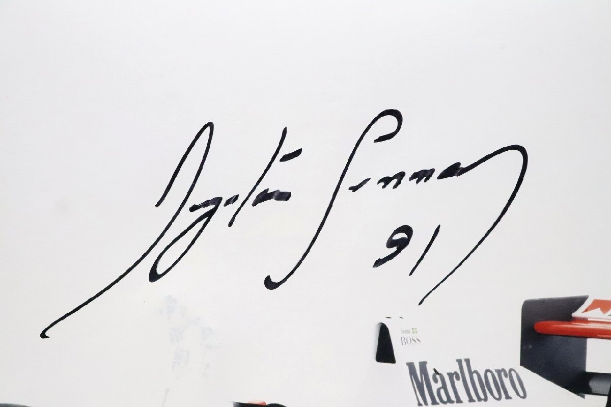 行董】アイルトン セナ Ayrton Senna 直筆サイン入り 額入り写真 行董】アイルトン セナ Ayrton Senna 直筆サイン入り 額入り写真