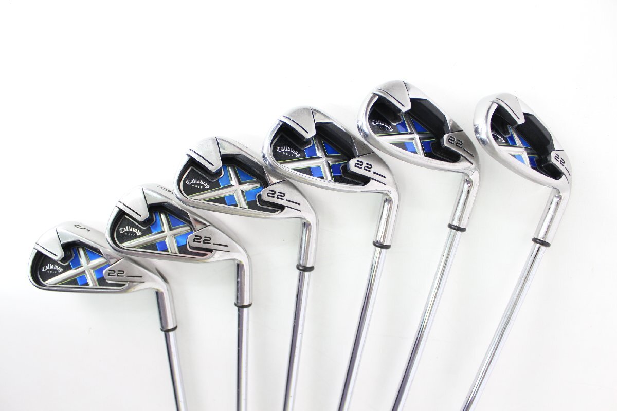 ト福】Callaway キャロウェイ X22 アイアン 5~9番+P X SERIES ト福】Callaway キャロウェイ X22 アイアン 5~9番+P X SERIES