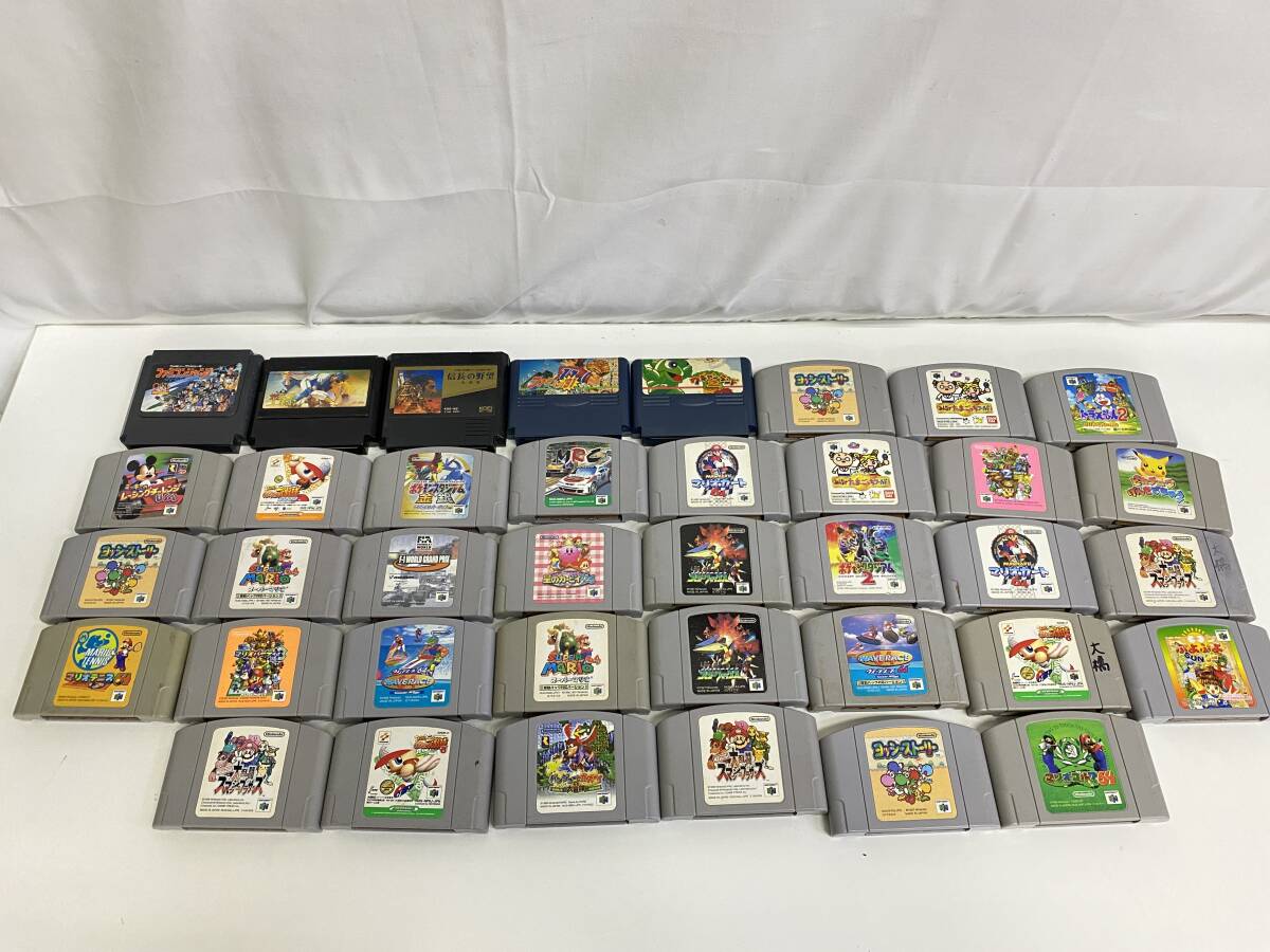 スーパーファミコン ファミコン 64 カセット ソフト大量 セット
