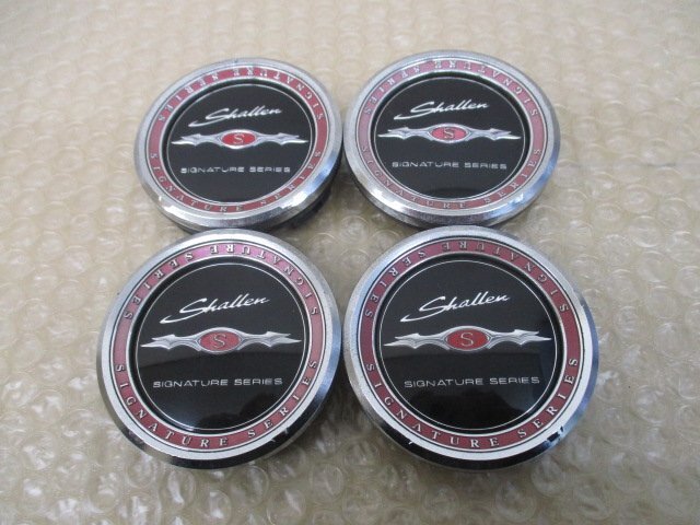 共豊 KYOHO AME SHALLEN シャレン シグネチャー アルミホイール用 中古センターキャップ 4個/4枚_画像1