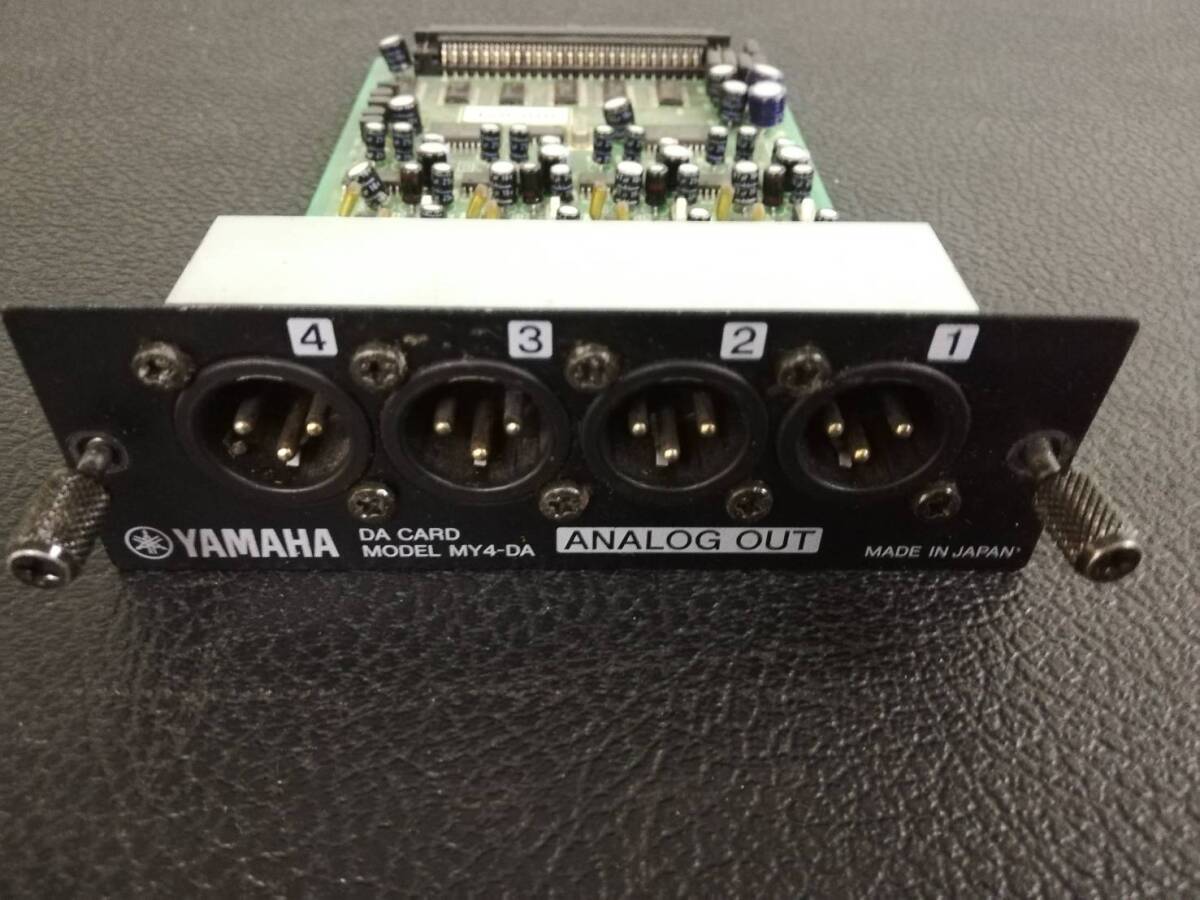 Yamaha MY4-DA アナログ出力カード Amazon | ヤマハ YAMAHA Mini-YGDAIカード 4チャンネルアナログ