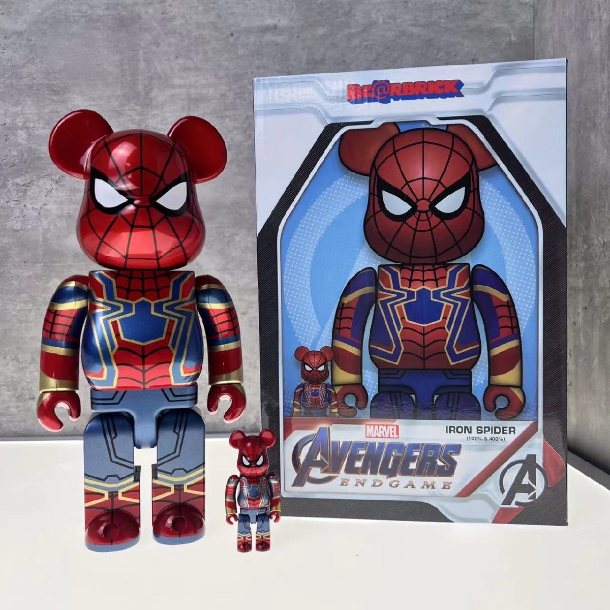 スパイダーマン BE@RBRICK ベアブリック bearbrick 熊 400%＋100
