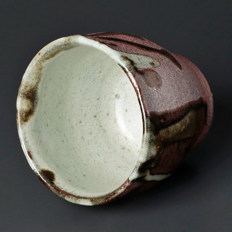古美味】人間国宝 浜田庄司 湯呑 茶道具 保証品 b2QL(益子 古美味】人間国宝 浜田庄司 湯呑 茶道具 保証品 b2QL(益子