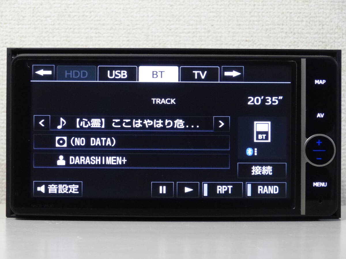 NVH0426[2019 год карта ]* TOYOTA оригинальный NHZD-W62G * Toyota оригинальный SD/USB/TV/DVD/CD/Bluetooth