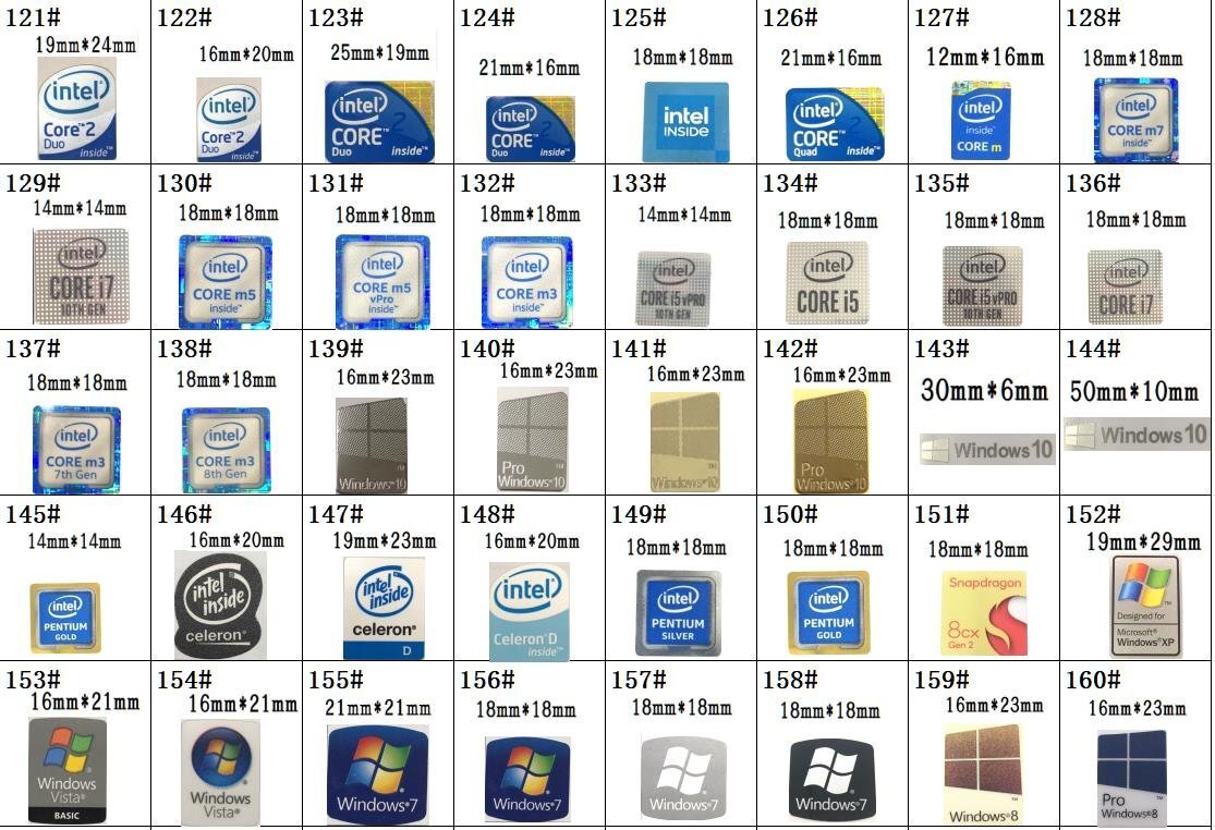 141# [windows10 золотой ] эмблема наклейка #16*23.# условия имеется бесплатная доставка 