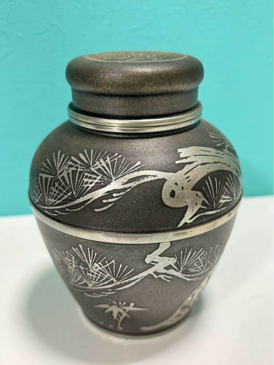 乾茂號造 茶器 茶壺 茶筒 茶道具 茶入 錫製 煎茶道具 金属工芸 乾茂號造 茶器 茶壺 茶筒 茶道具 茶入 錫製 煎茶道具 金属工芸